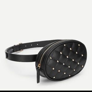 Festival Studded quilted belt bag
